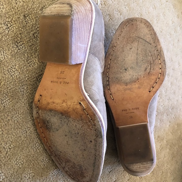 Rag & Bone Finlay ankle boot, stone suede, US 8 - Picture 2 of 9